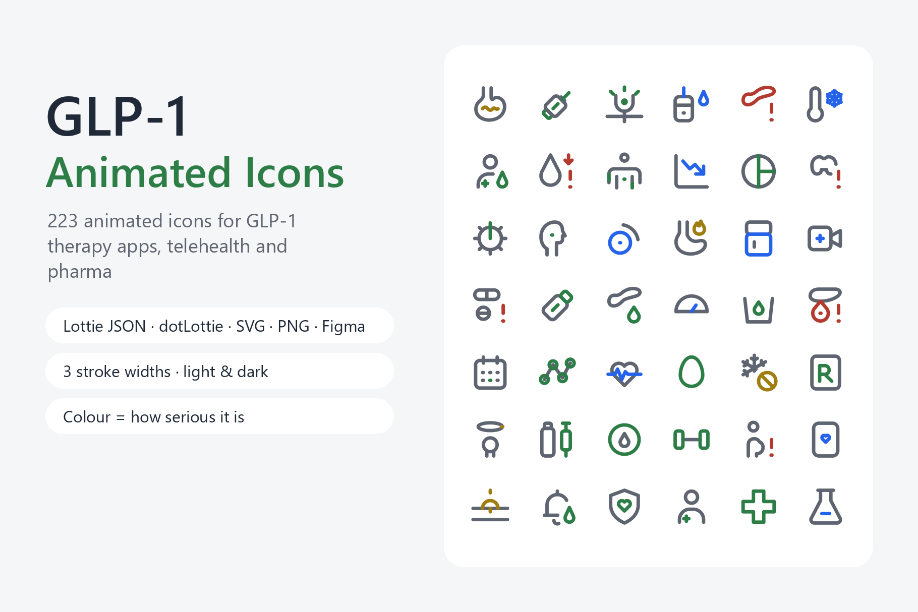 GLP-1 Animated Icons preview